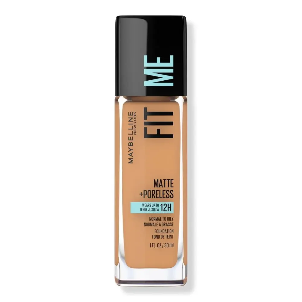 NEW Maybelline Fit Me Matte Poreless Foundation 330 Toffee Caramel Oil Free 12HR